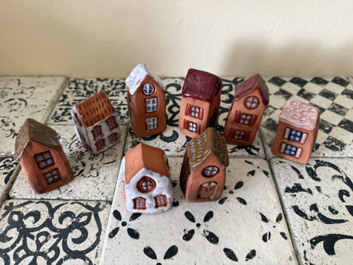 Keramické mini domečky — foto 3