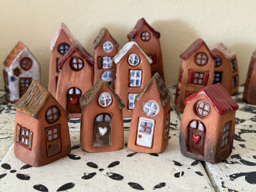 Keramické mini domečky — foto 3