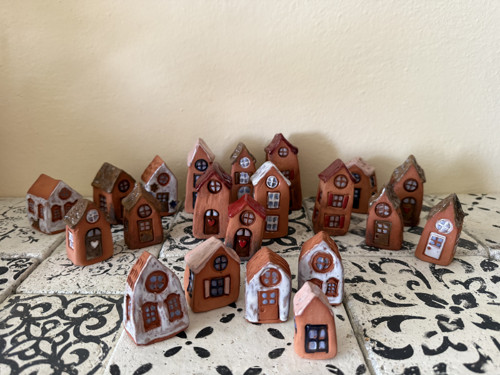 Keramické mini domečky — foto 4