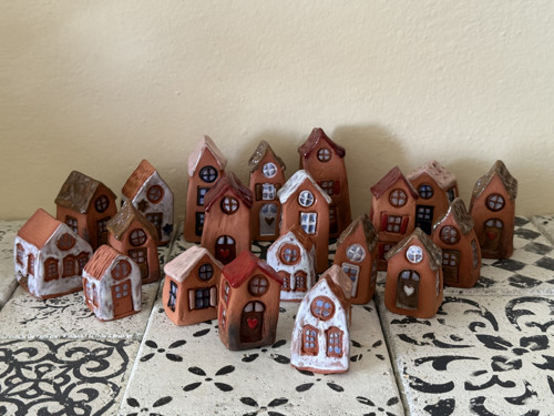 Keramické mini domečky — foto 2