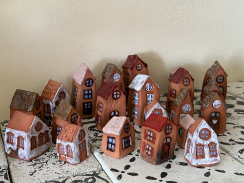 Keramické mini domečky — foto 3