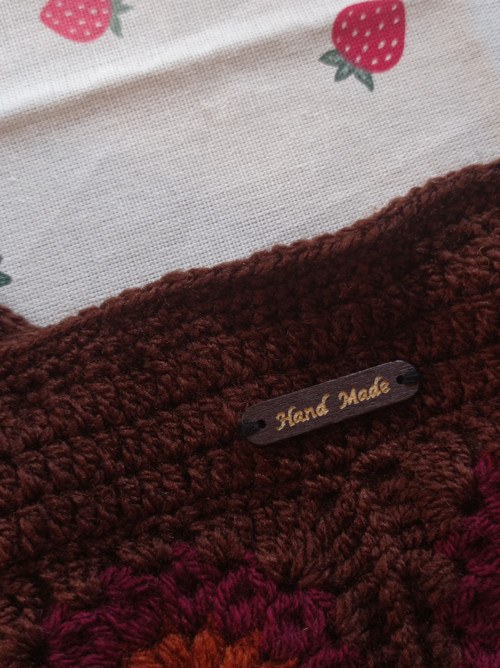 Boho/vintage háčkovaná kabelka | granny squares — foto 2