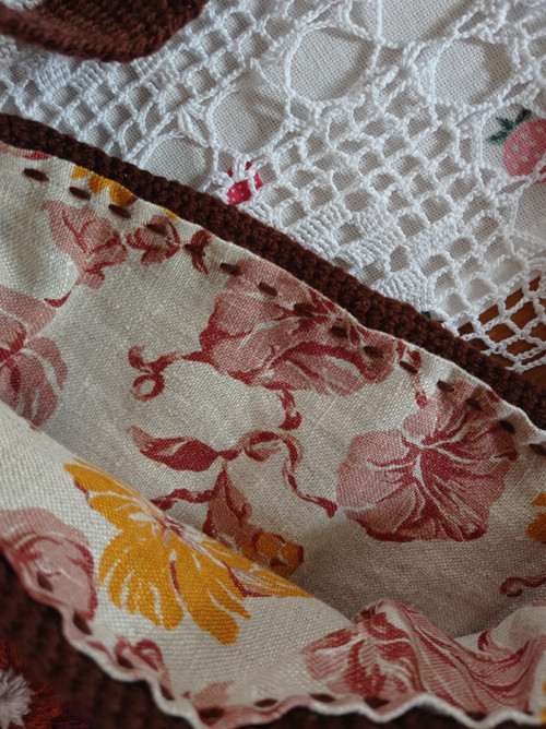 Boho/vintage háčkovaná kabelka | granny squares — foto 5