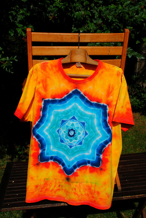 Batikované tričko 2XL - Supernova — foto 5