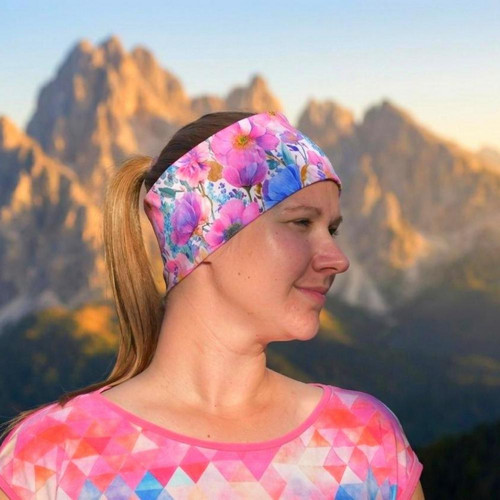 Čelenka - Růžové květy — foto 3