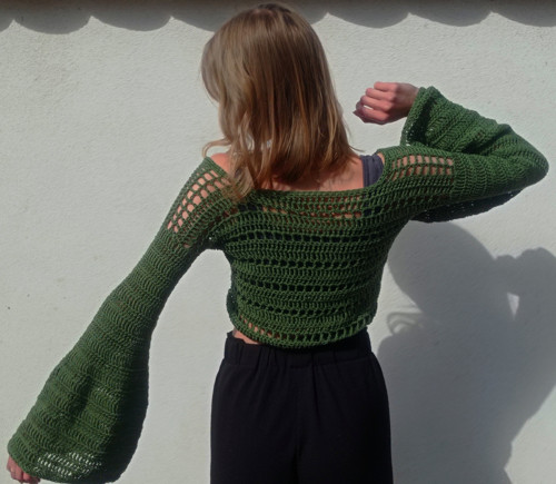 Forest green | crochet cardigan — foto 3