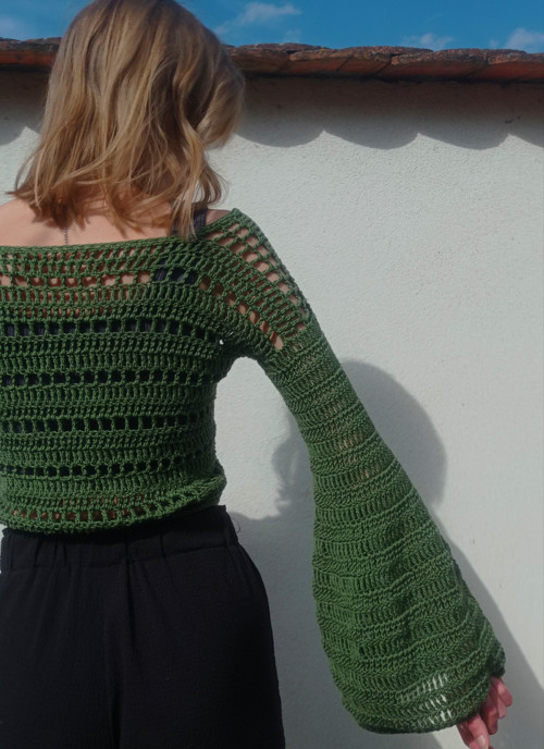 Forest green | crochet cardigan — foto 2