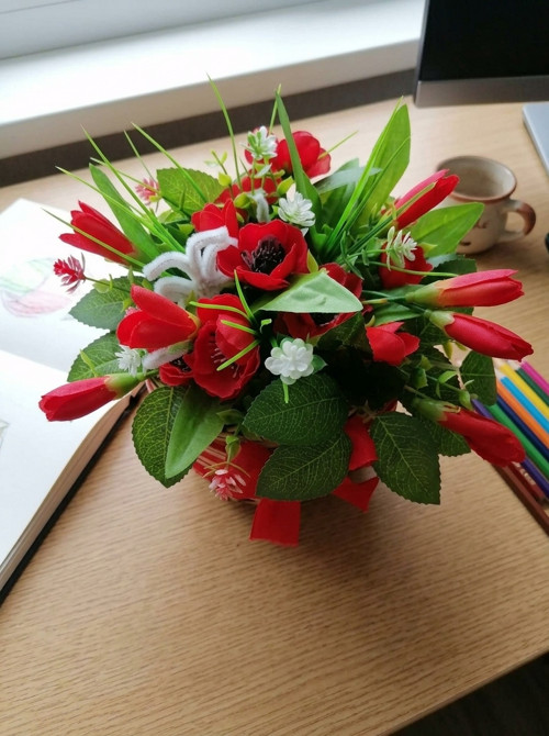 Letní květinový košík — foto 2