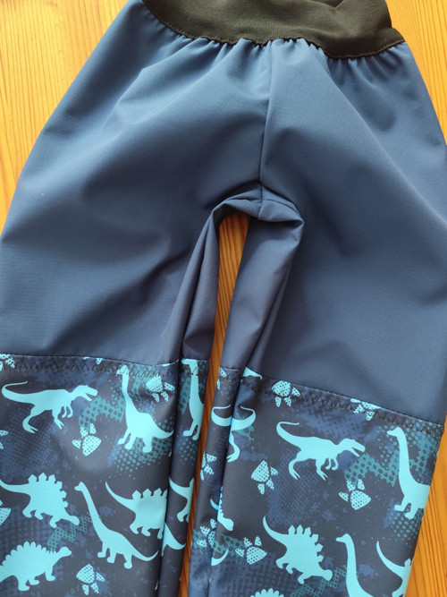 Letní softshellové kalhoty 104 - dinosauři — foto 4