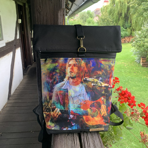 Kurt Cobain + přední kapsa na zip — foto 4