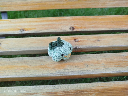 Handmade Amigurumi Pumpkin 2" — foto 3