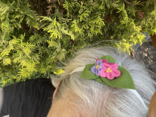 Čelenka - fialky — foto 4