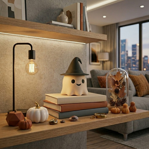 Roztomilá halloweenská dekorace duch — foto 3