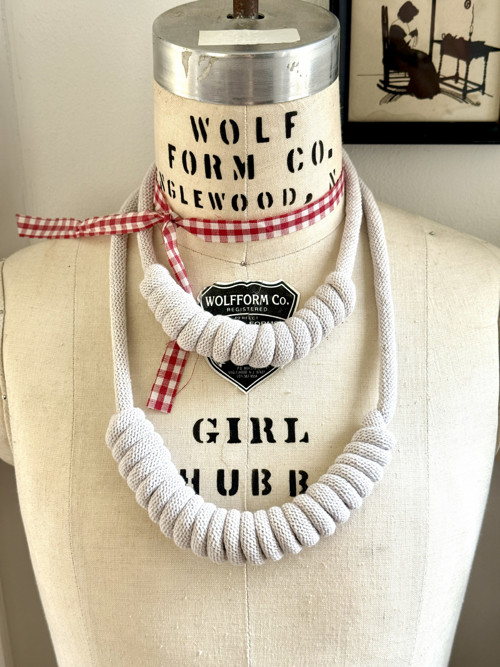 Macramé náhrdelník “ Boho VORTEX ” — foto 2