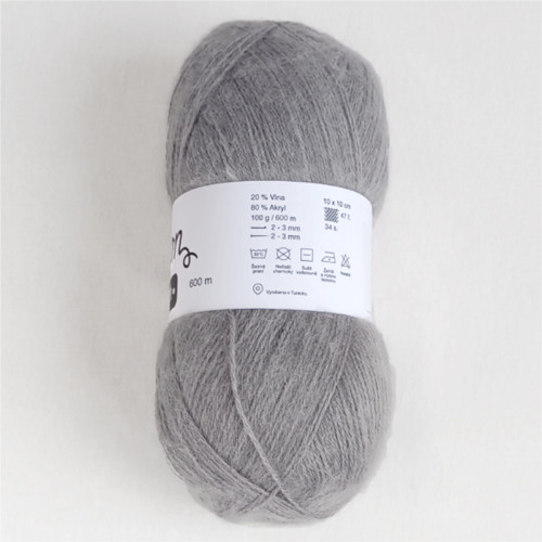 Angora Touch šedá — foto 4