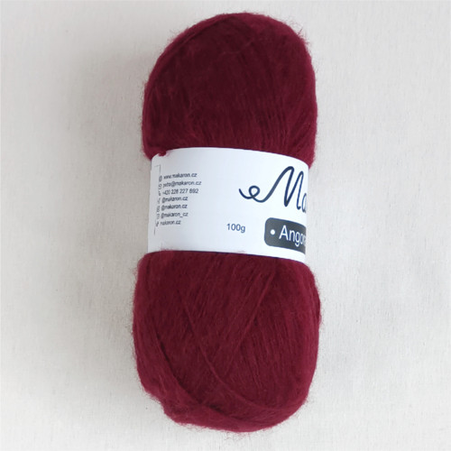 Angora Touch vínová — foto 3