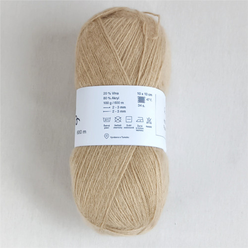 Angora Touch písková — foto 5