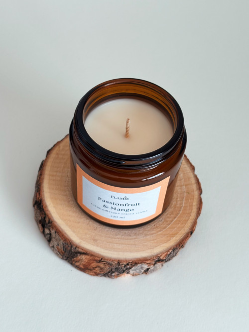 Sójová svíčka Passionfruit & Mango 120 ml — foto 2