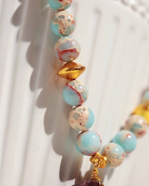Boho talisman z jaspisu — foto 4