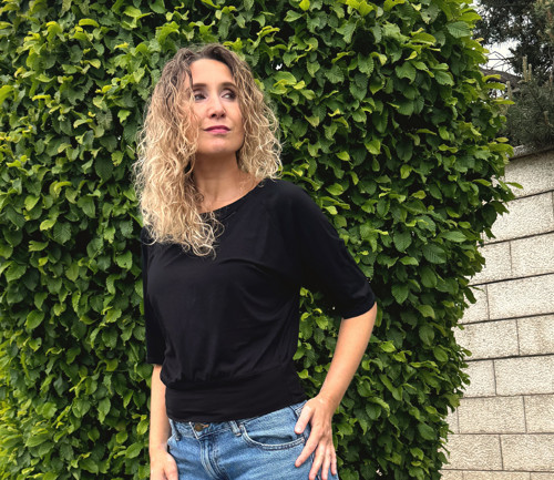 Volné triko černé — foto 4