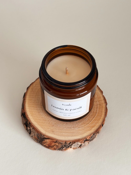 Sójová svíčka Jasmín & Pačuli 120 ml — foto 2