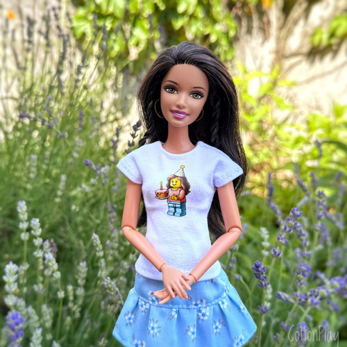 Lego - Tričko pro Barbie - bílé — foto 2