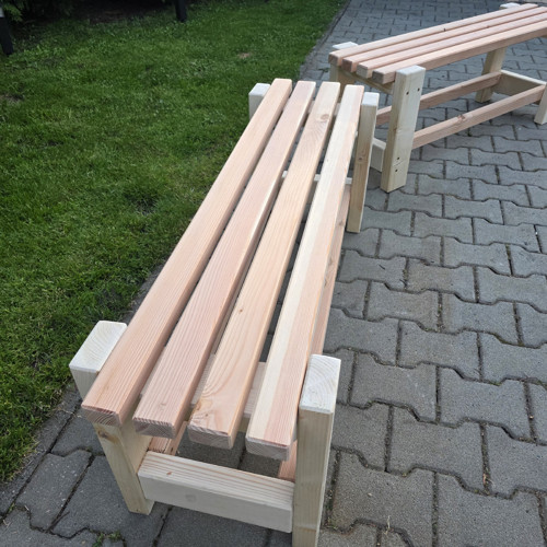 Vlastnoruční lavička na sezení — foto 3