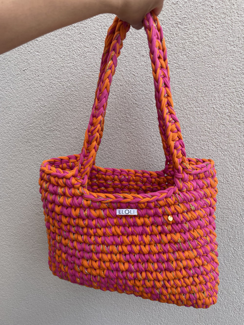 Háčkovaná kabelka SUMMER VIBES maxi — foto 3