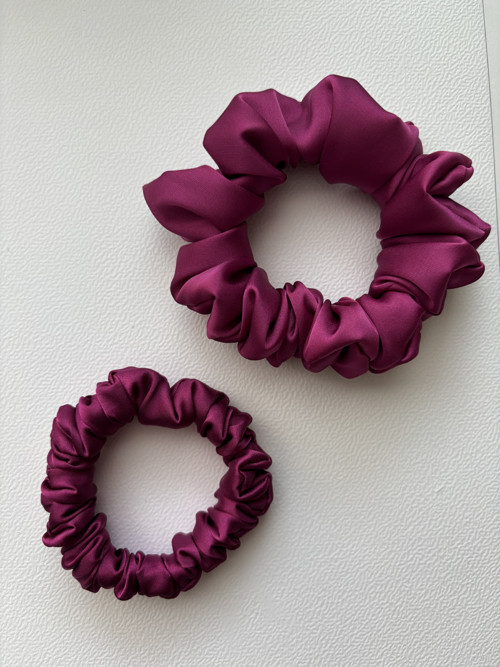 Berry Silk Scrunchie — foto 2