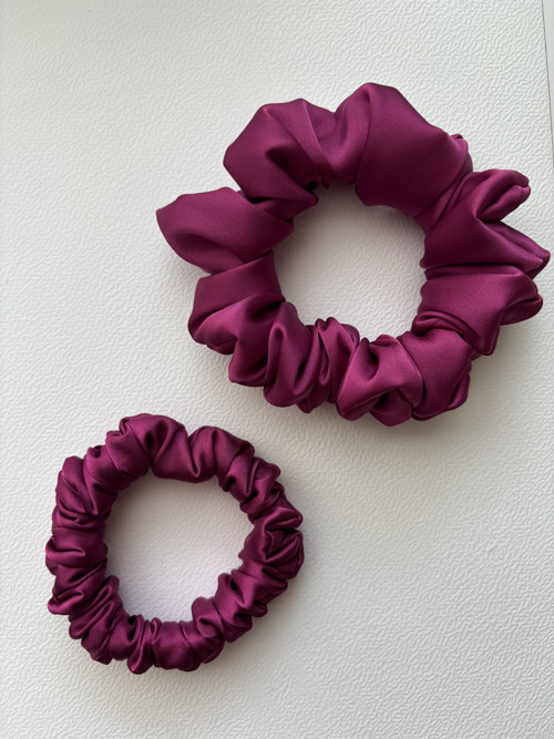 Berry Silk Scrunchie — foto 3