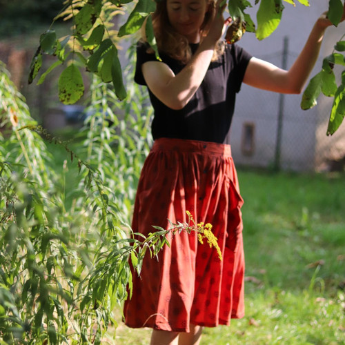 Řasená sukně — foto 2