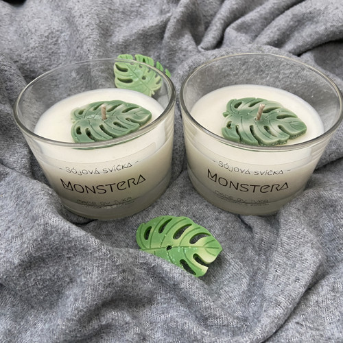 Sójová svíčka Monstera — foto 3