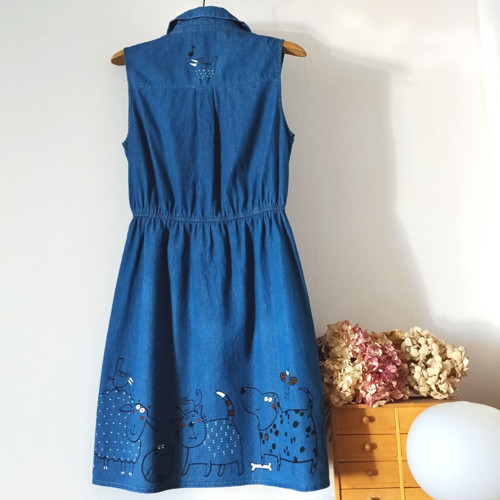 ZAJDA - jeans šaty — foto 3