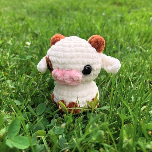 Háčkovaný plyšák kravička / Amigurumi — foto 3