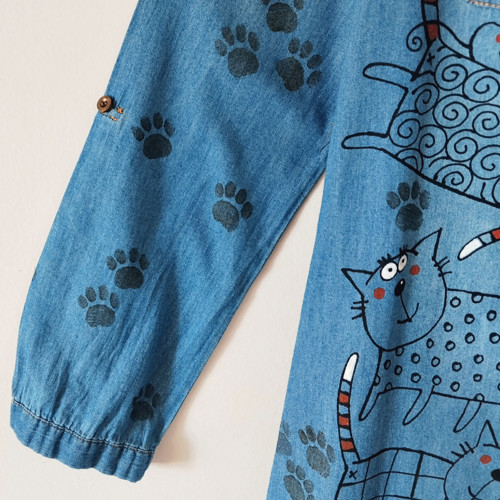 TLAPKY - jeans šaty — foto 6