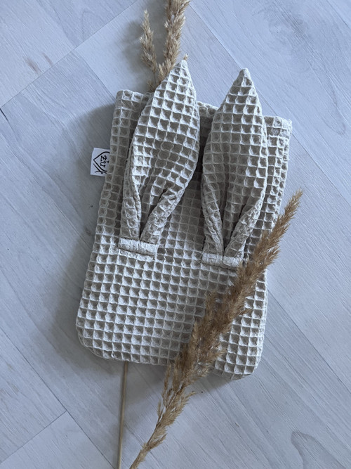 Zajíčková žínka - béžová — foto 2