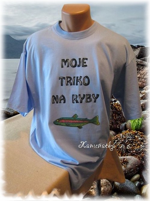 Pánské tričko pro rybáře - ryba, ryby, rybář — foto 2