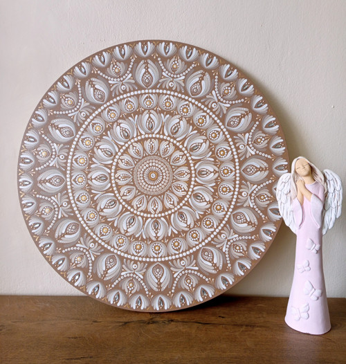 Mandala " Andělský dotek harmonie " - 60 cm — foto 2
