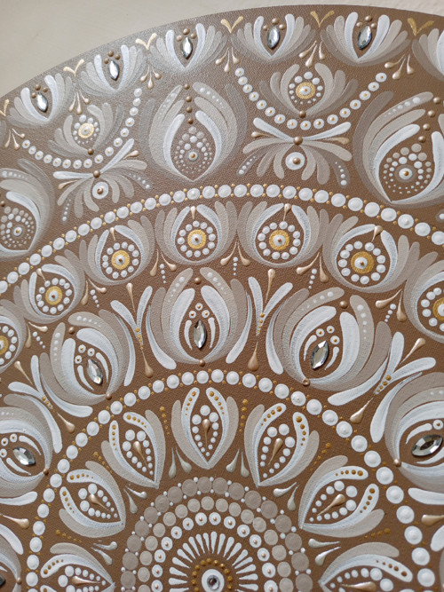 Mandala " Andělský dotek harmonie " - 60 cm — foto 5