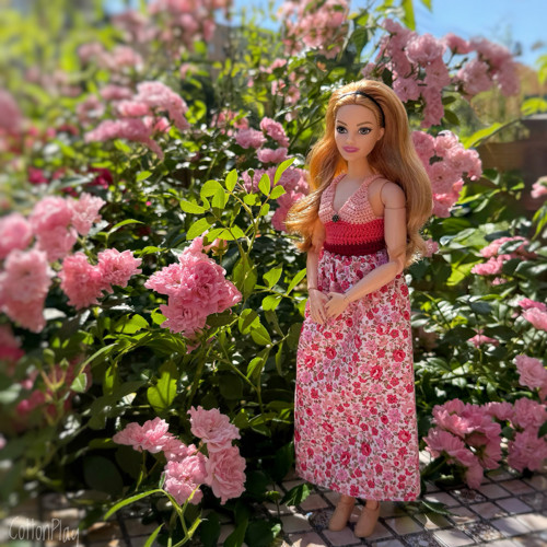 Sada oblečení pro Baculku Barbie - Kytičky — foto 2
