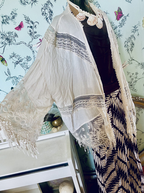 Kardigan boho krajkový — foto 2