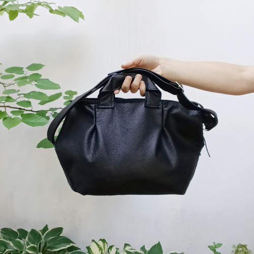 LEATHER Bag BLACK Mirror — foto 3