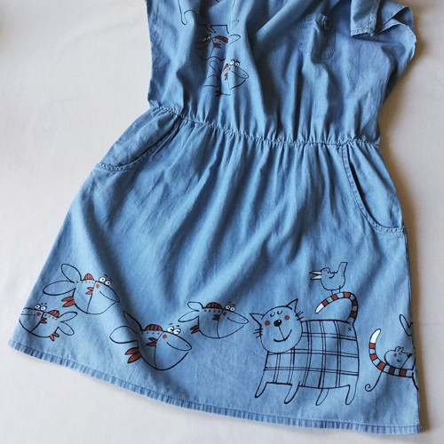 RYBÁŘKA - jeans šaty — foto 2