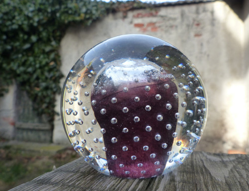 Bublinky... skleněné těžítko — foto 2