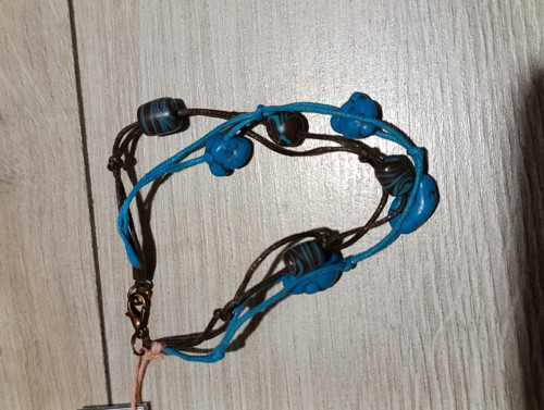 Náramek s fimo korálky 2 — foto 5