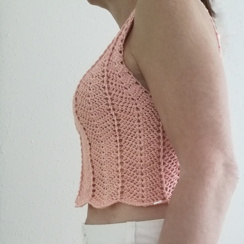 Háčkovaný dámský top — foto 4