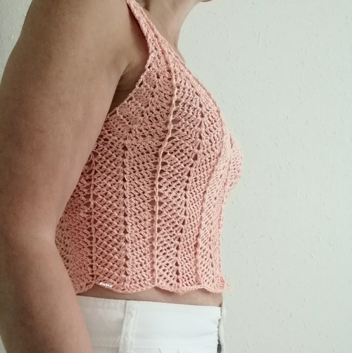 Háčkovaný dámský top — foto 3