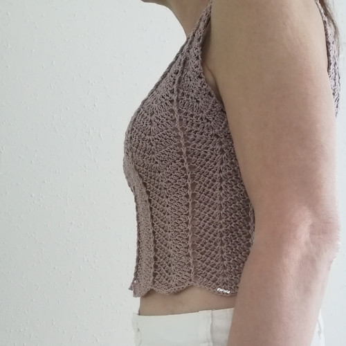 Háčkovaný dámský top — foto 4