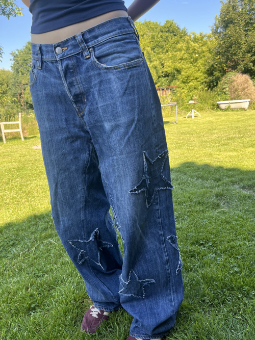 Upcycled star jeans — foto 5