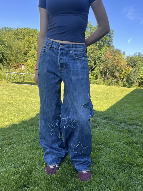 Upcycled star jeans — foto 2